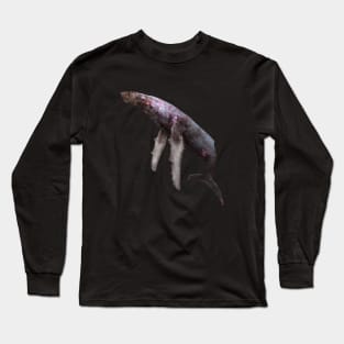 Galaxy Humpback Whale Long Sleeve T-Shirt